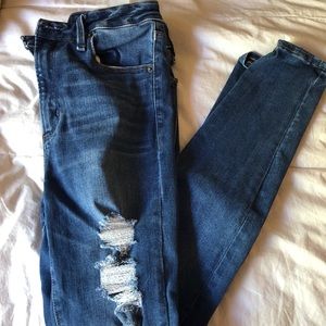 A&F Simone super skinny high rise jeans
